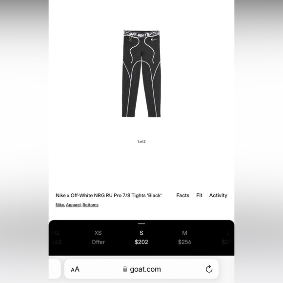 OFF-WHITE Nike leggings - Picture 4 of 9
